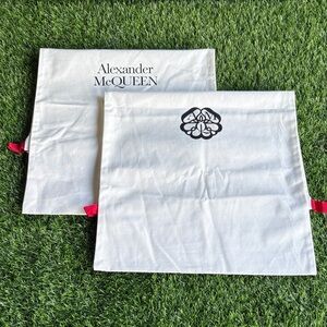 ALEXANDER MCQUEEN Large Luxury Designer Dust Bags Travel Shoes Accessories